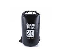 mophrati Bolsas impermeables, mochila multifuncional para exteriores, bolsa de rafting para kayak de gran capacidad, natación, canotaje, senderismo, Camping, Negro, 30L Hombros