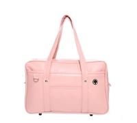 mophrati Bolso de mensajero funcional hecho con cuero de primera calidad para diario, bolso cuero PU, escuela secundaria japonés, hombro