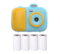 mophrati Bonita cámara instantánea para niños, fotografía Clara, múltiples pañuelos para la Cabeza Integrados, Pantalla de cámara Digital ForZoom ABS Digital