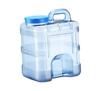 mophrati Botella dispensadora de agua duradera con sello hermético, diseñada para actividades al aire libre, almacenamiento seguro y fácil transporte. Dispensador de agua, cubo, Azul, 10 litros