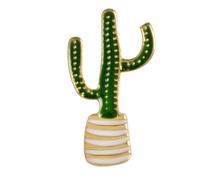 mophrati Broches de dibujos animados de Cactus, planta suculenta, divertidos pines de solapa esmaltados, mochila, insignia, Día de San Valentín, manualidades para niños y niñas, xz238