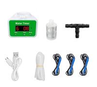 mophrati Cabezales Bomba de riego automática Kit de riego por goteo Planta Flor Gotero Controlador sincronización inteligente para accesorios herramientas , cabeza doce gotas