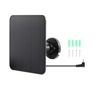 mophrati Cable de Carga de Soporte Solar para Soporte Anillo, Palo, Anillo, cámara, Solar, Foco, Palo para Exteriores, Negro