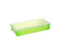 mophrati Caja de Almacenamiento Estuche para lápices Suministros para el hogar Rectángulo Multicolor Gran Capacidad Accesorios para el hogar multipropósito, Verde