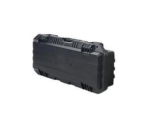 mophrati Caja organizadora de Herramientas portátil y Duradera para Herramientas de ferretería con Tapa con Cerradura, Resistente a la Humedad y con asa, Negro, Caja de + algodón