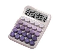 mophrati Calculadora de Interruptor mecánico portátil para cálculo numérico de Bac, Resistente, Color Morado Degradado, Púrpura Degradado, 16 x 11.5 x 3 cm