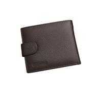 mophrati Cartera JINBAOLAI para Hombre, Soporte de Cuero Suave para Puerta, Almacenamiento de Llaves, portátil, de Viaje, para la Escuela, Monedero, Organizador de Bolsillo para cumpleaños, Café