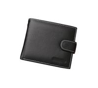 mophrati Cartera JINBAOLAI para Hombre, Soporte de Cuero Suave para Puerta, Almacenamiento de Llaves, portátil, de Viaje, para la Escuela, Monedero, Organizador de Bolsillo para cumpleaños, Negro