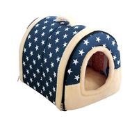 mophrati Caseta de Interior Snooze Sleeping con Base de Felpa Gruesa para Que Perros y Gatos disfruten un rato Acogedor Juntos. Se Puede Usar Nido y caseta. También es