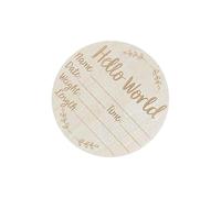 mophrati Celebra nuevos comienzos con un anuncio de nacimiento de Para madera. Accesorios fotográficos para recién nacidos. El letrero anuncio nacimiento está diseñado para recordar cada momento