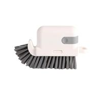 mophrati Cepillo para ventanas, cepillo de limpieza y profundidad, para el hogar, limpieza de un baño, cocina y ventana muerta fácilmente , gris