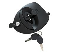mophrati Cerradura de Seguridad para Puerta de Caravana con pestillo de Paleta Duradero, con Cerradura de Entrada y Llaves, Paquete Completo Que asegura el, Tipo A