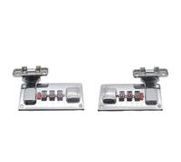 mophrati Cerrojos para maletas con cerradura combinada, solución de seguridad para maletas, cerrojo para caja de herramientas fácil instalación, plata, 65 * 33mm