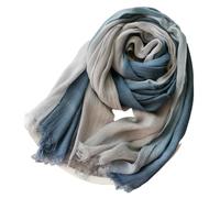 mophrati Chal con borlas y flecos para mujer, cálido, acogedor y lujoso, elegante, versátil, fácil de combinar, bufandas para mujer, estilo 1