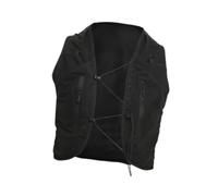 mophrati Chaleco de hidratación Resistente para Senderismo, Camping, Escalada y Ciclismo, Ligero y con Opciones de Almacenamiento versátiles, Ajustable para Correr, Capacidad de, Negro, S