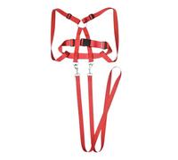 mophrati Chaleco de viaje con arnés para niños, diseñado para niños activos, que fomenta el desarrollo de forma divertida y atractiva. Arnés para caminar para pequeños, Rojo, 39.5 cm a 63 cm