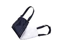 mophrati Cinturón auxiliar para pasear perros, duradero y suave, proporciona un soporte esencial para perros mayores que necesitan estar al aire libre. Chaleco elevador ajustable, Negro, L