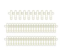 mophrati Clip de papel creativo en forma de cruz, clip en forma cruz para estudiantes aula y escuela, dorado R, Dorado, 2x3.4 cm