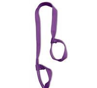 mophrati Colchoneta de Yoga Correa de algodón Deportes Ajustables Multifuncional Bolsa de Fitness sólida Portador Cuerda Tote Correas de Ejercicio 2 Bolsillos, Violeta