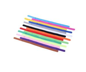 mophrati Collar de Cachorro de 15 Piezas, Cable Ligero portátil, Bridas Cable Reutilizables Multicolor, Cuerda Marcado para Perro Mascota