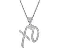 mophrati Collar elegante con colgante para mujer, declaración de moda, aleación para mujer, collar con colgante, de cadena, Hip Hop exquisito