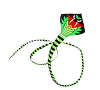 mophrati Cometa de Serpiente Exterior de Larga Distancia, Hilo de Vuelo de Cola, Juguetes con Mango, Tela de Acampada de otoño, Juguete Deportivo para Patio, Parque de césped, 11M