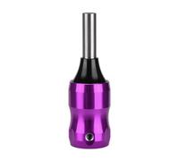 mophrati Cómodas empuñaduras de máquina de mano, mango de aguja de tinción, parte del cuerpo del hogar interior, suministros de arte, accesorios esenciales, Púrpura