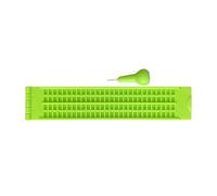 mophrati Cómodo escritor Braille portátil para practicar en cualquier lugar ABS utilizado para aprender y escribir Braille en escuelas para ciegos, verde