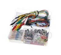 mophrati Componentes electrónicos para principiantes para una confiabilidad - Kit de componentes fácil a básico Paquete de Metal Works R3