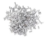 mophrati Conectores de Tubo de línea de Pesca, engarces de líder de Alambre de Pesca de Resistencia, Manguitos de engarce de Aluminio, Juego de 1000 Piezas