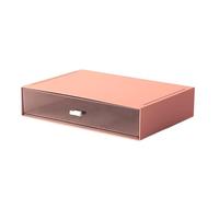 mophrati Conveniente Organizador de Escritorio: almacene eficientemente Suministros de Oficina Organizador Almacenamiento Escritorio plástico Almacenamiento cajones, Rosa, 1 cajón