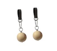mophrati Correas para entrenamiento muscular de brazos y espalda con pelota de escalada para mejorar la fuerza agarre y la resistencia. Para sesiones intensivas escalada, 1 par, Diámetro 10 cm
