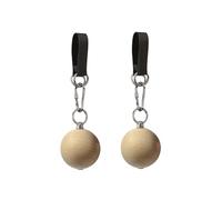 mophrati Correas para entrenamiento muscular de brazos y espalda con pelota de escalada para mejorar la fuerza agarre y la resistencia. Para sesiones intensivas escalada, 1 par, Diámetro 6 cm