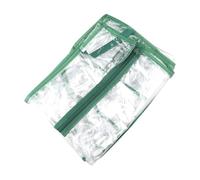 mophrati Cubierta de PVC Transparente Duradera y Resistente para Mini Invernadero, Lona Transparente Impermeable para Maceta de jardinería, Transparente69*49 * 125