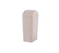 mophrati Cubo de basura Solución de residuos ecológica y asequible Cubo de basura de plástico Cocina Durable Elegante Innovador Fácil de, Caqui, 8L