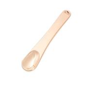mophrati Cuchara cosmética para ojos reutilizable para una aplicación precisa, espátula de maquillaje de Metal, cuchara belleza, maquillaje, mascarilla facial, Oro rosa