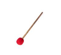 mophrati Cuenco tibetano de Para madera con sonido artístico, hecho a mano, que ofrece técnicas de relajación y reducción del estrés. Suministros para meditación con mazo de, Rojo, delgado