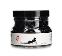 mophrati Cuentas de cera para depilación Pelos no deseados opcionales Suministros para el hogar de terapia multicolor sin papel en latas para brazo pierna, negro