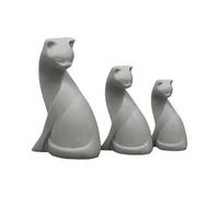 mophrati de Gato en Miniatura a Escala 1/12, Adorno Coleccionable para decoración de Escritorio, Color Rosa , Gris