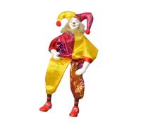 mophrati de Payaso Pintada a Mano, Adorno de Porcelana Colorida para decoración Festiva. Muñeco de Payaso de cerámica con Modelo único, Pieza de colección