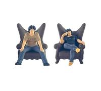 mophrati de Personas pequeñas, Modelos 1/64, pintadas a Mano para decoración de Personajes simulación y diseño Diorama, Mango con Cuidado, Modelos simulación, colección Accesorios para