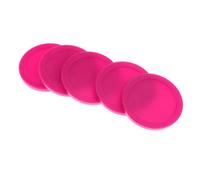 mophrati Disfruta de un Divertido Juego de Air Hockey con Este Juego de 5 Discos de . Estos Discos te durarán muchísimo Tiempo. Se adaptan a la mayoría de Las mesas de Air , Rosa , 62 mm