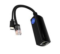 mophrati Divisor Adaptador PoE Crystal Heads Conforme a los estándares IEEE Separador Conforme al estándar IEEE 802.3af/at ABS