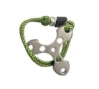 mophrati Encantador Collar con Colgante Que añade un Toque de Elegancia al Atuendo, Llavero Trilateral de aleación de Titanio, Colgantes de Tigre para Dedo, Titanio, Cadena Colgante