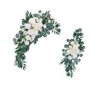 mophrati Encantadoras guirnaldas de flores para arcos de bodas que transforman espacios interiores en paraísos florales. Ceremonias y celebraciones románticas. Decoraciones fondo con guirnaldas flores