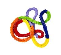 mophrati Equipo de juego para niños con banda elástica cooperativa que fomenta la coordinación y la confianza de los jóvenes participantes en deportes de equipo. Banda