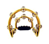 mophrati Es el mejor instrumento para acompañamiento y baile. Campanas de doble para adultos que cantan. Instrumento de percusión de pie con partes de, Oro, 23 x 25 cm