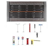 mophrati Escena de estacionamiento de Modelos automóviles a Escala 1/64 Que Ofrece una Experiencia simulación subterránea única para jóvenes entusiastas Escena exhibición vehículos, Negro, Estilo B