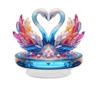 mophrati Escultura de Cisne para decoración del hogar, Adorno de San Valentín Que narra Historias de Amor con Elegantes diseños de Ganso en Varios Espacios, de Animal,