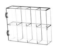 mophrati Estante Organizador de exhibición Transparente, Elegante decoración para el hogar y la Sala de Estar, Que Muestra una colección de artículos